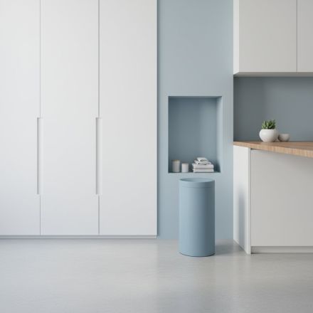 Καλάθι Ανοξείδωτο Γαλάζιο 65lt Pam 663470-923