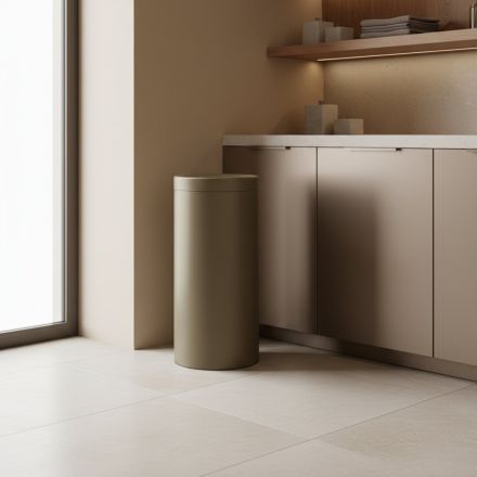 Καλάθι Ανοξείδωτο Matt Light Bronze 65lt Pam 663470-963