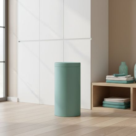 Καλάθι Ανοξείδωτο Τιρκουάζ 65lt Pam 663470-913