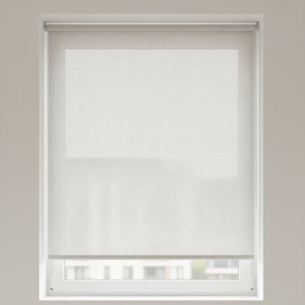 Ρόλερ Σκίασης  Λευκό – Διατρητό Ύφασμα Screen Μερικής Συσκότισης FR 100% PES ORAMA-T-01