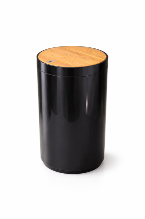 Χαρτοδοχείο – Πιγκάλ Πλαστικό/Bamboo Μαύρο 2180