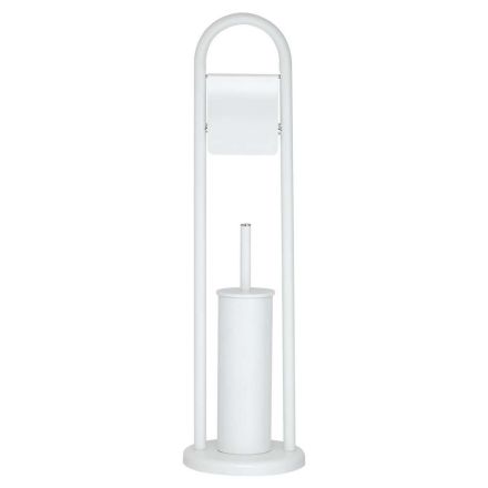 Βάση Χαρτιού Υγείας με Πιγκάλ Μεταλλική Λευκή Sealskin Acero 361733610