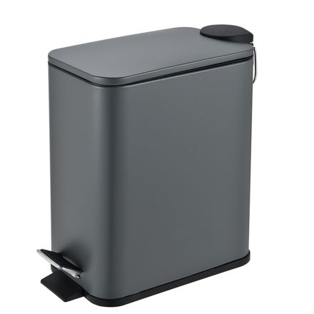 Σετ Χαρτοδοχείο – Πιγκάλ 5lt Γκρι Ματ Soft Close Μεταλλικό 2126